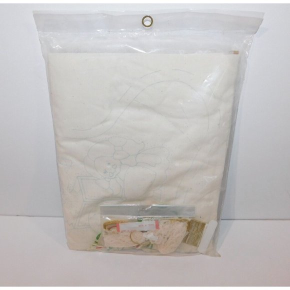 VTG Bucilla Christmas Stitchery Candlewicking Stocking 32253 TOYLAND New 18" - Picture 6 of 6